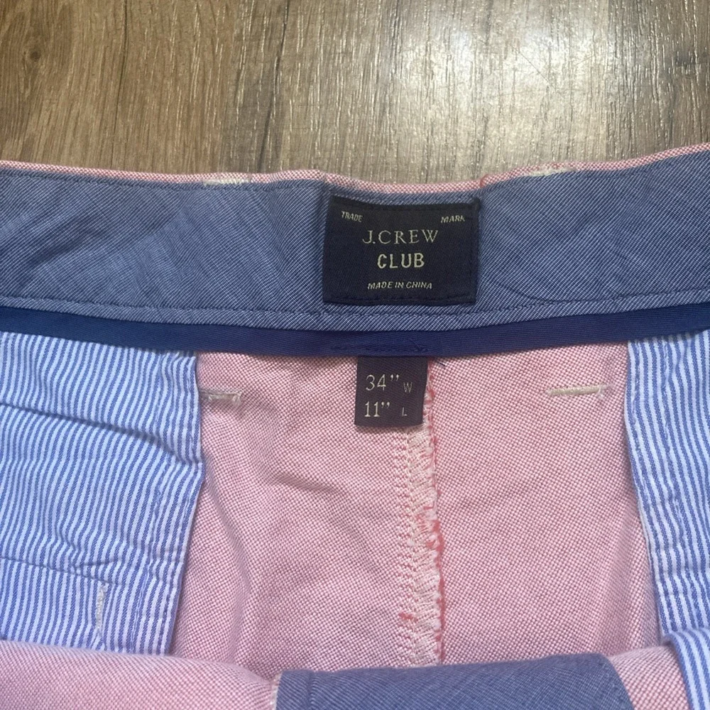 J Crew Club Men's Chino Shorts 34 x 11